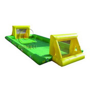 inflatable water soccer field